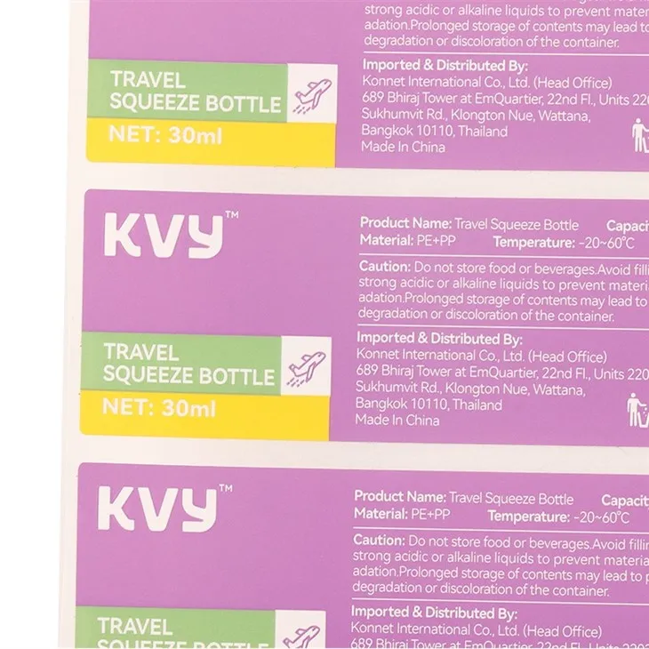 Travel Bottle Labels suppliers